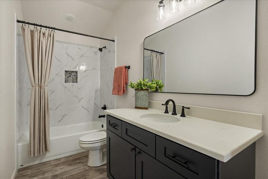 Furnished interior view inside a new home in , Lone Oak (Image 12).