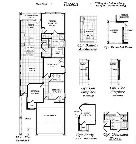 2D floor plan layout of this home in Heartland, Heartland, TX (Image 4).