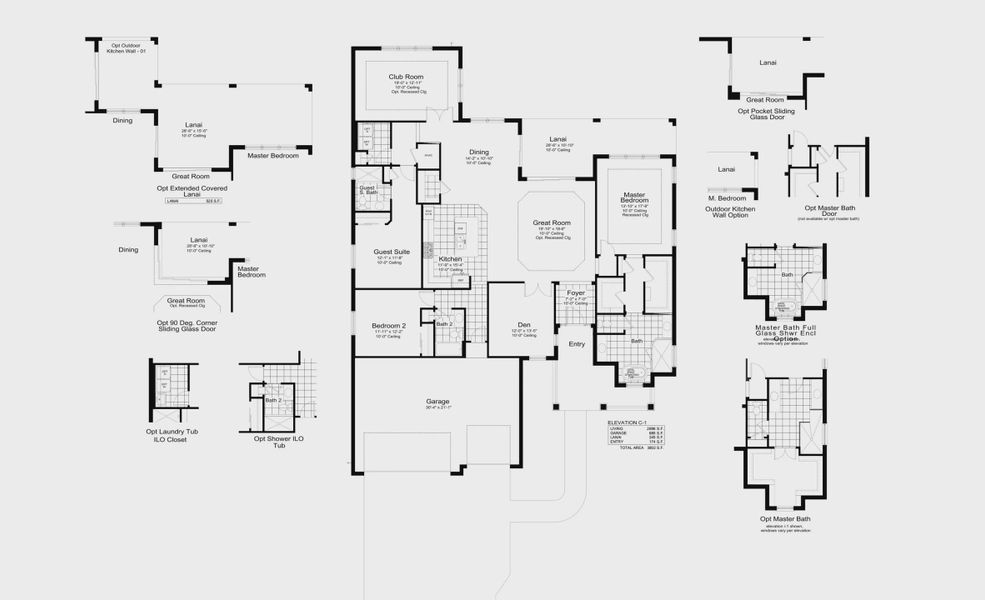 2D floor plan layout for the Captiva by Neal Communities in Grand Palm, Venice, FL (Image 5). 2D floor plan layout for the Captiva by Neal Communities in Grand Palm, Venice, FL (Image 5).