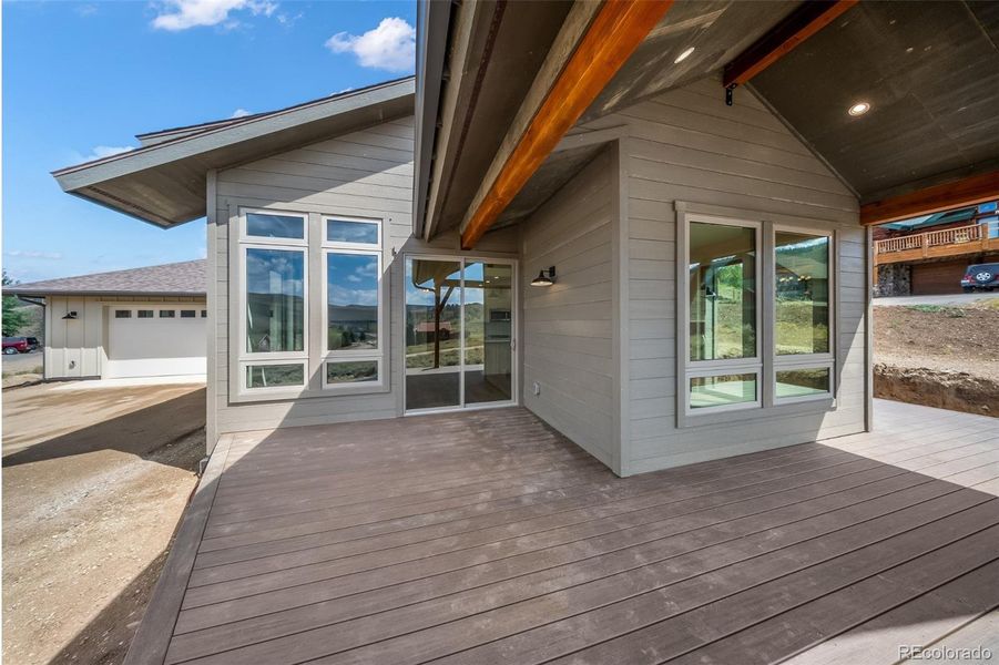 Front exterior of a new home in , Hot Sulphur Springs, CO, highlighting curb appeal (Image 24).