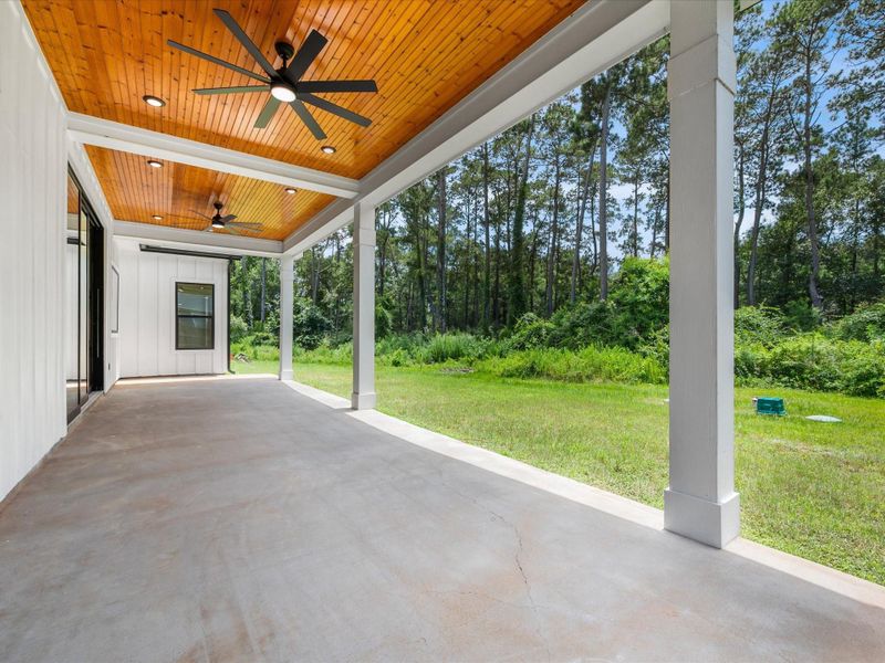 Exterior details and patio area of a home in , Hockley (Image 3).