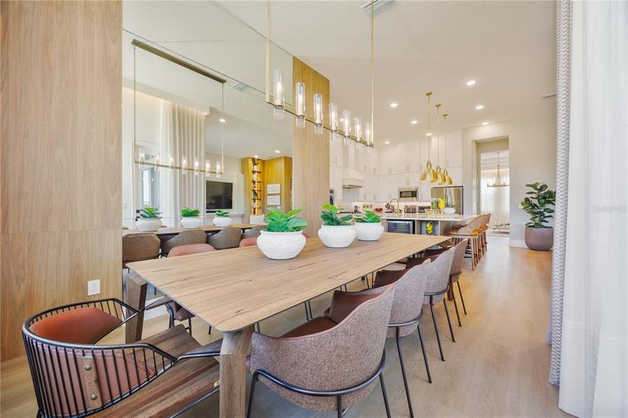 Furnished interior view inside a new home in Avalon Ridge, Winter Garden (Image 18).