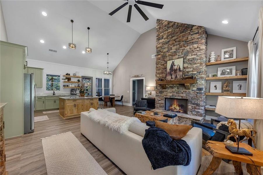 Furnished interior view inside a new home in , Talking Rock (Image 5).