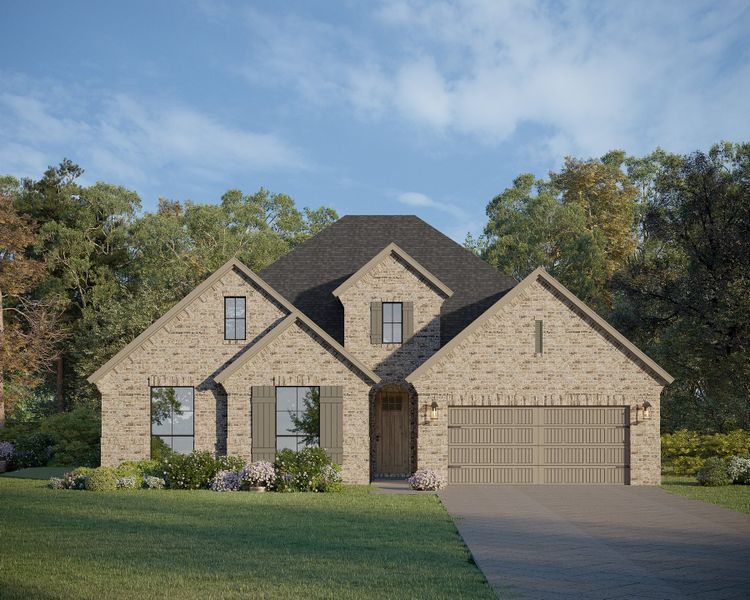 Plan 1623 Elevation D Plan 1623 Elevation D