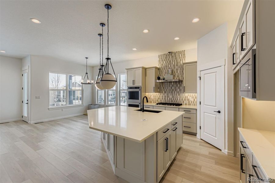 Furnished interior view inside a new home in Hilltop 55+ at Inspiration 55s, Aurora (Image 8).