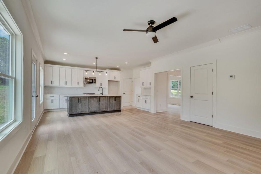 Spacious, unfurnished interior of a new home in , Newborn (Image 37). Spacious, unfurnished interior of a new home in , Newborn (Image 37).