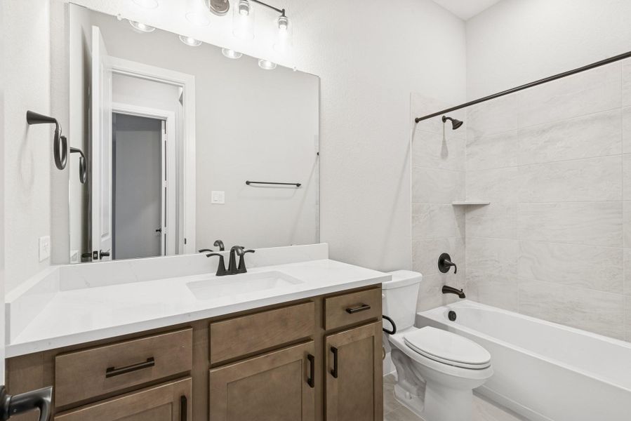 Furnished interior view inside a new home in Riceland 50’ Front Load Homesites, Mont Belvieu (Image 9).