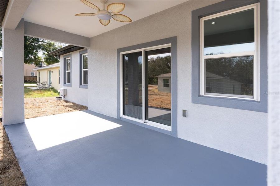 Exterior details and patio area of a home in , Apopka (Image 20).