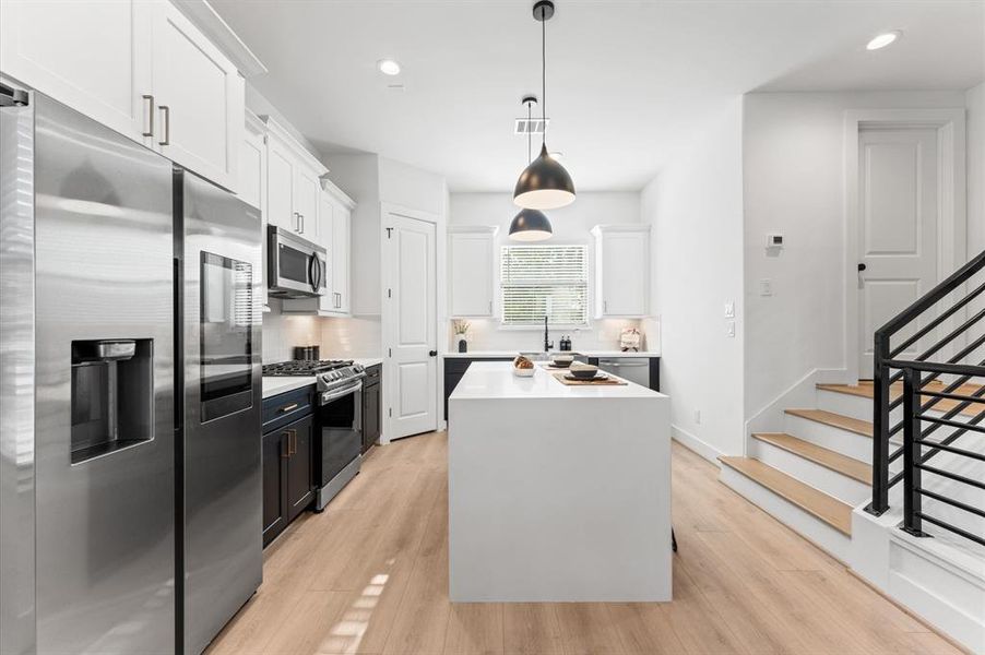 Kitchen Area - Second Floor - Photos are from the same builder but a different project. Homes may be different