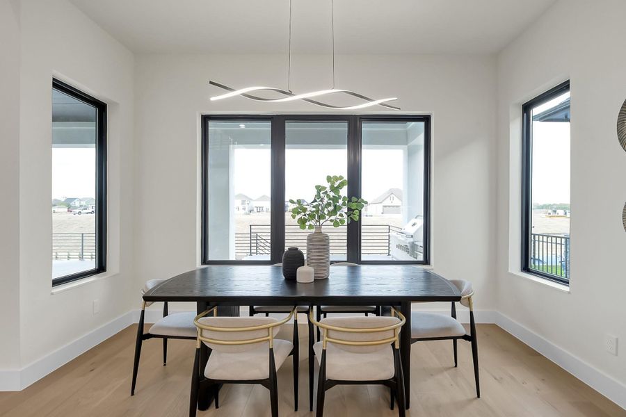 Furnished interior view inside a new home in , Willis (Image 33).