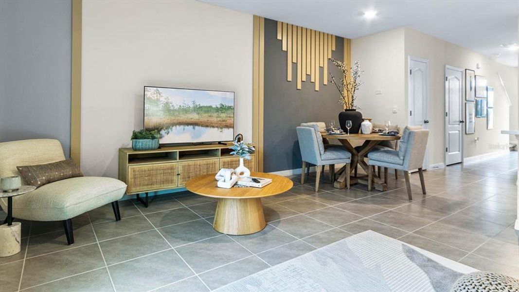 Furnished interior view inside a new home in , Davenport (Image 22).