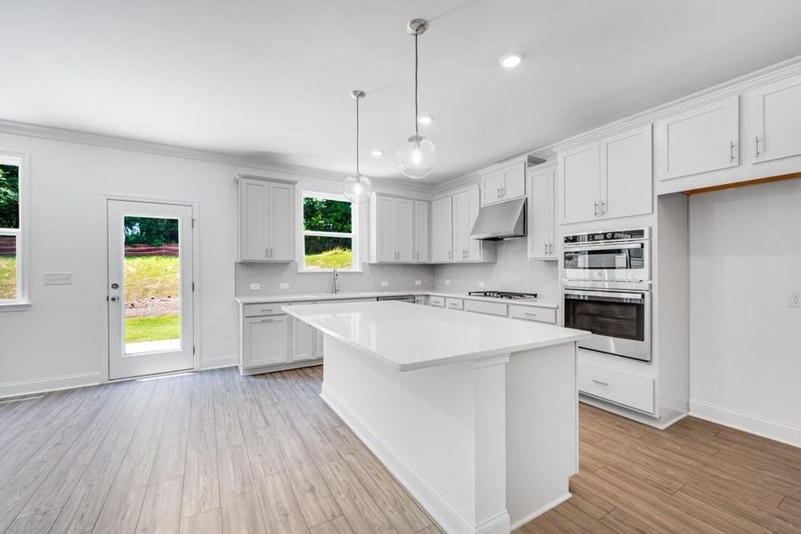 Furnished interior view inside a new home in Bailey Fence, Dacula (Image 8).
