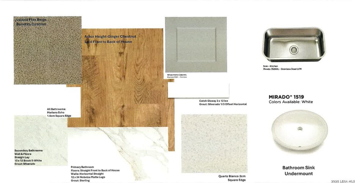 Sample of building materials used in homes in Summerlin, San Antonio (Image 4). Sample of building materials used in homes in Summerlin, San Antonio (Image 4).