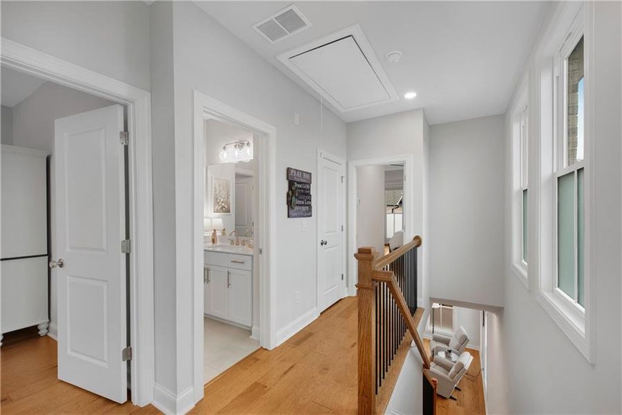 Furnished interior view inside a new home in , Peachtree Corners (Image 39).