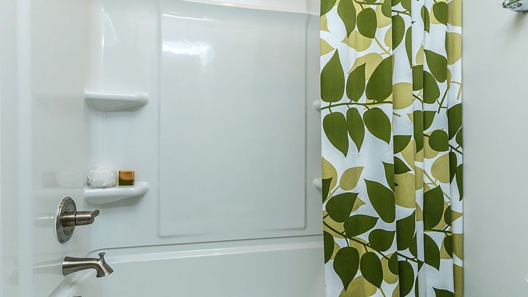 Furnished interior view inside a new home in Station Pointe, Angier (Image 5).