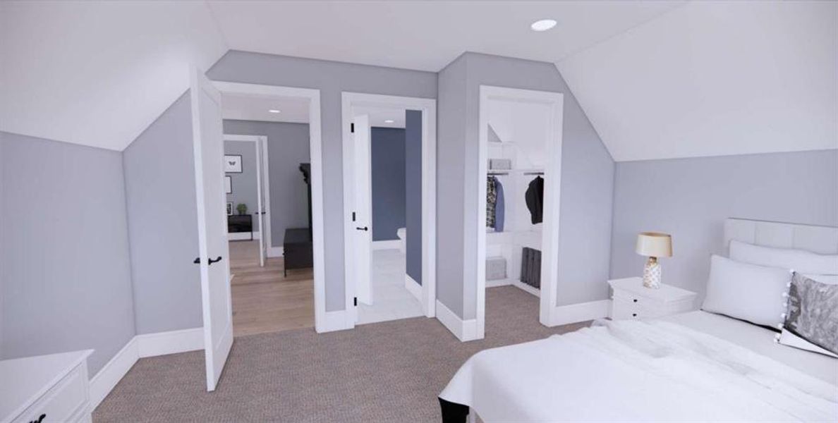 Furnished interior view inside a new home in , Carrollton (Image 31).