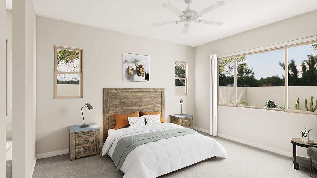 Representative furnished interior of a home built from the Calderwood Plan 4504 by Tri Pointe Homes in Soleo, San Tan Valley (Image 9).