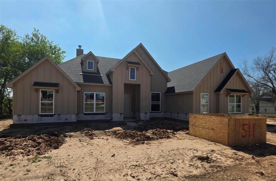 In-progress construction of a new home in Cartwright Ranch, Weatherford, TX (Image 9).