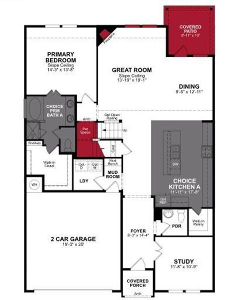 Beazer Homes Verandah Cascade Floorplan.