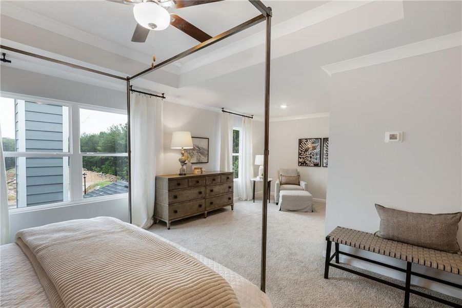 Furnished interior view inside a new home in , Conyers (Image 12).