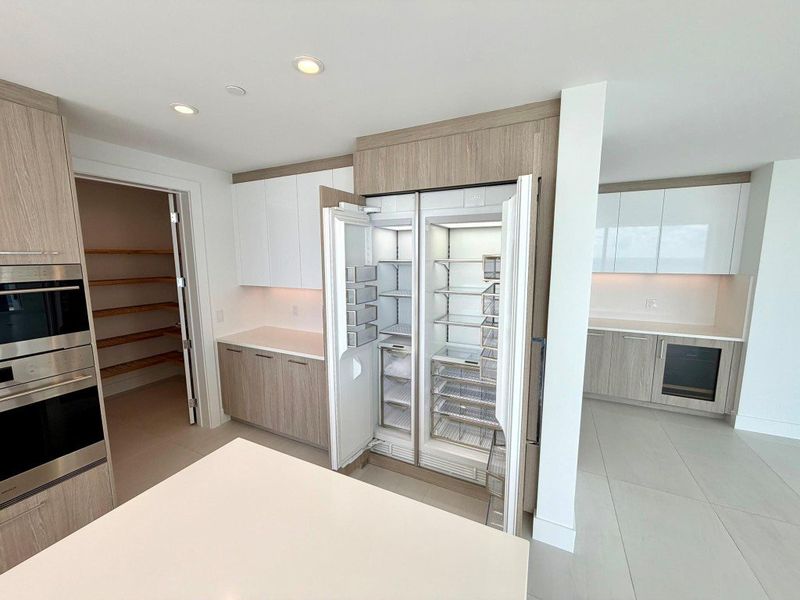 Pantry and Refrigerator