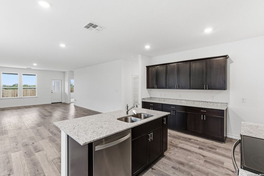 Furnished interior view inside a new home in The Overlook at Creekside, New Braunfels (Image 4).