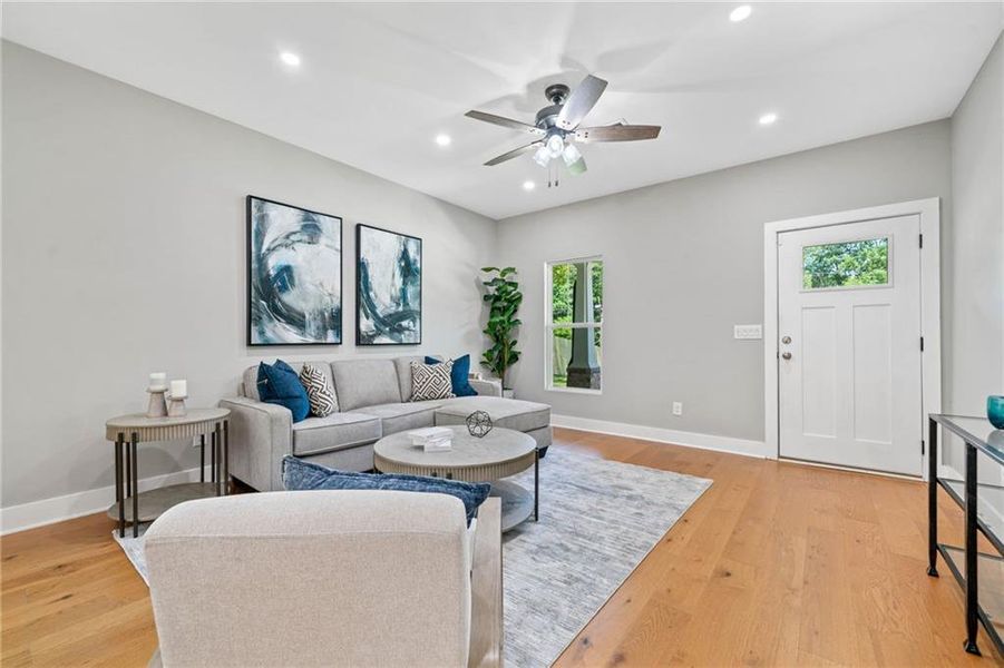 Furnished interior view inside a new home in , Decatur (Image 6). Furnished interior view inside a new home in , Decatur (Image 6).