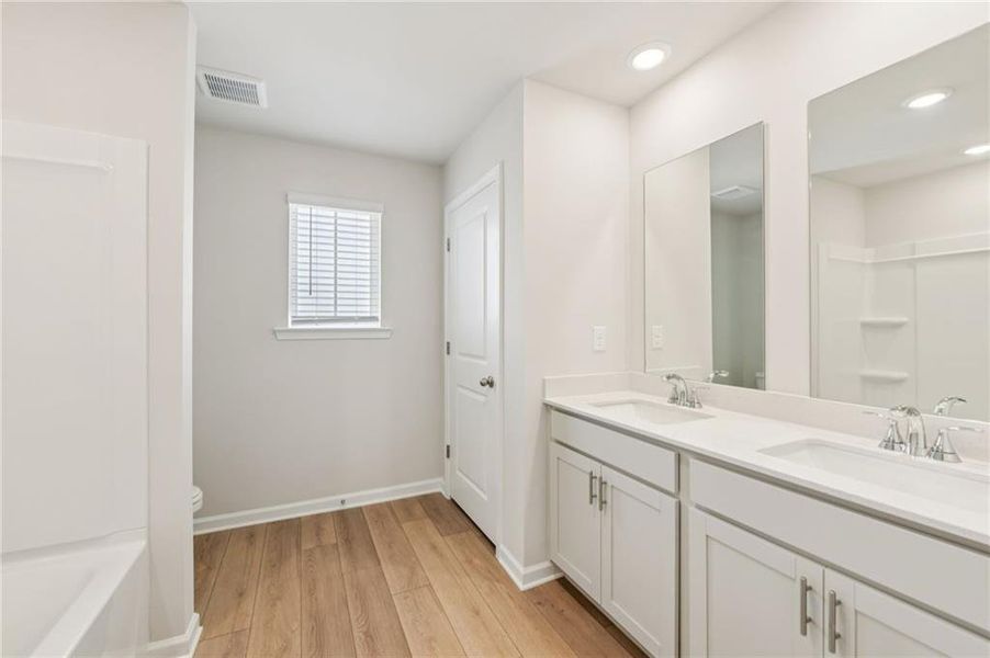Furnished interior view inside a new home in Preserve at Mountain Creek, Pendergrass (Image 9).