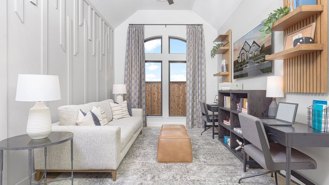 Furnished interior view inside a new home in Veramendi, New Braunfels (Image 10).
