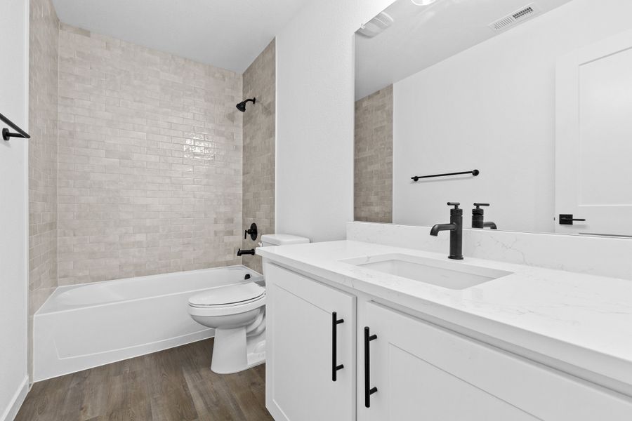 Representative furnished interior of a home built from the Bloom Series - Sunflower by Brightland Homes in Granary, Johnstown (Image 21). Representative furnished interior of a home built from the Bloom Series - Sunflower by Brightland Homes in Granary, Johnstown (Image 21).