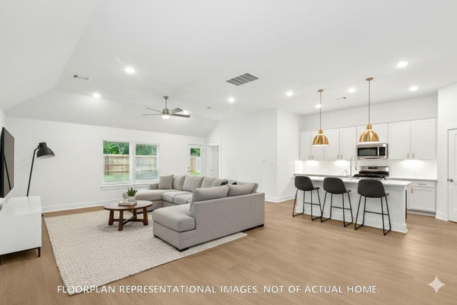 Furnished interior view inside a new home in Magnolia Ridge, Magnolia (Image 6).