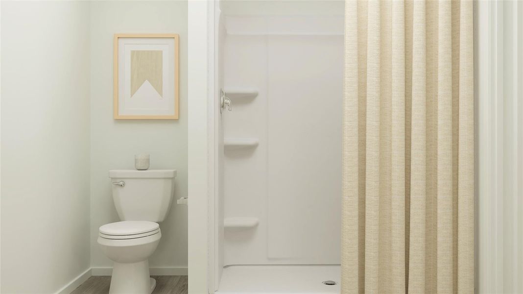 Furnished interior view inside a new home in Firefly Pointe, Hutto (Image 28).