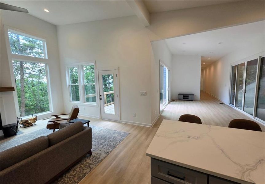Furnished interior view inside a new home in , Ellijay (Image 13).