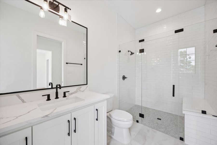 Across the hall is a bathroom for ese of the Flex room. No more going into someone's bedroom to use the facilities. Across the hall is a bathroom for ese of the Flex room. No more going into someone's bedroom to use the facilities.