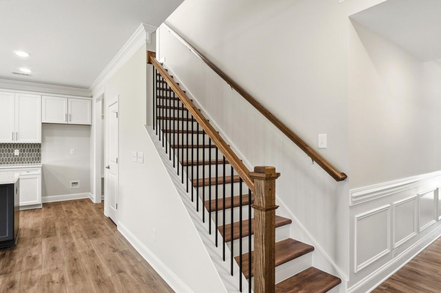 Spacious, unfurnished interior of a new home in Enclave at Riverdale, Huntersville (Image 19). Spacious, unfurnished interior of a new home in Enclave at Riverdale, Huntersville (Image 19).