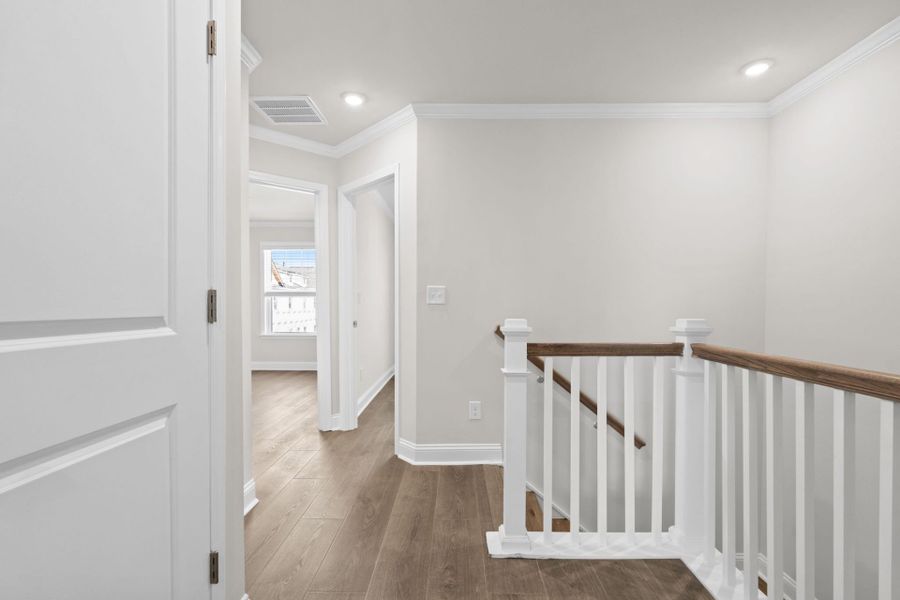 Spacious, unfurnished interior of a new home in Lakeside Townes at Riverlights, Wilmington (Image 17). Spacious, unfurnished interior of a new home in Lakeside Townes at Riverlights, Wilmington (Image 17).