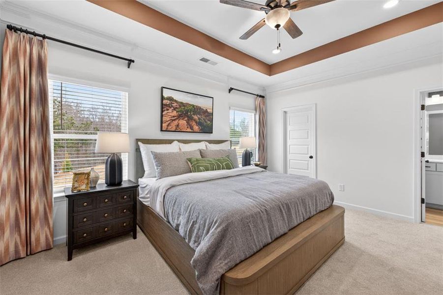 Furnished interior view inside a new home in Fuller Station, Loganville (Image 26).