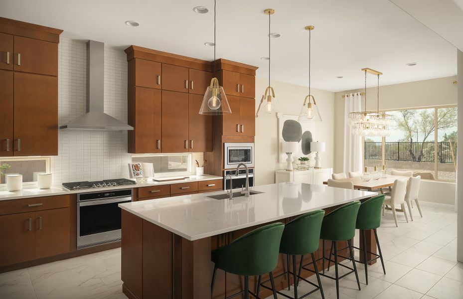 Representative furnished interior of a home built from the Catalina by Pulte Homes in Saguaro Reserve - Majesty, Marana (Image 12).