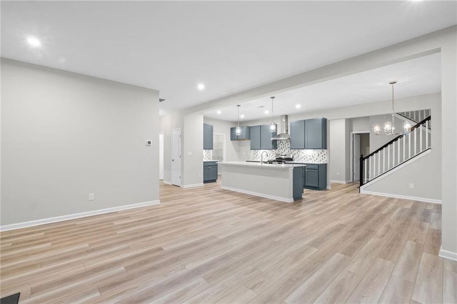 Spacious, unfurnished interior of a new home in Pickens Bluff, Hiram (Image 42).