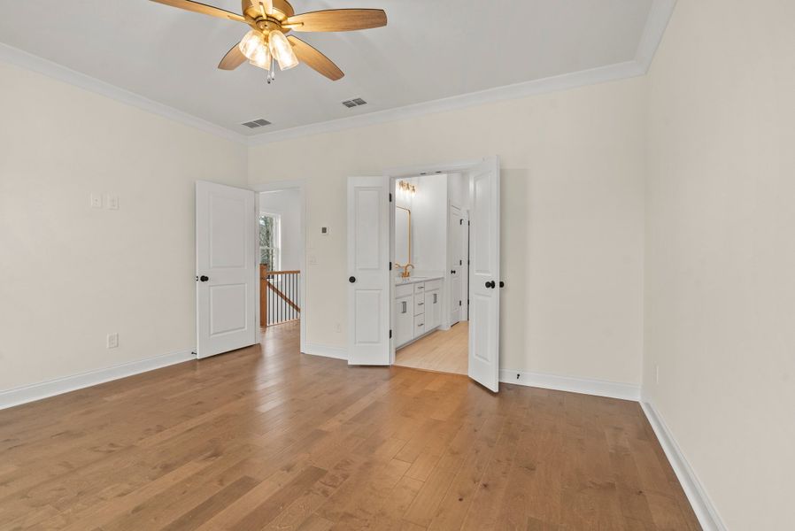 Representative unfurnished interior of a home built from the The Grayson II by The Providence Group in Townes 333, Peachtree Corners (Image 28).