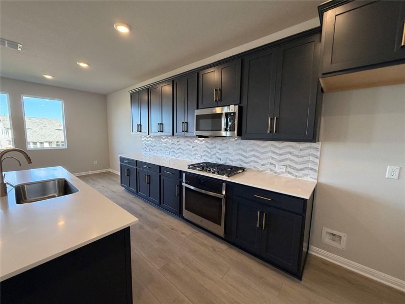 Furnished interior view inside a new home in Cannon Ranch 40s, Dripping Springs (Image 7).
