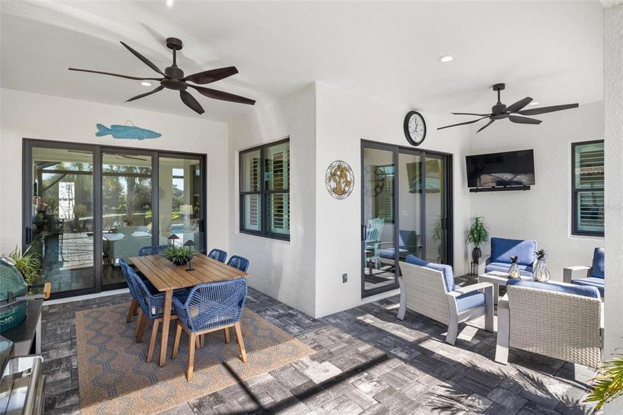 Exterior details and patio area of a home in , Venice (Image 4). Exterior details and patio area of a home in , Venice (Image 4).