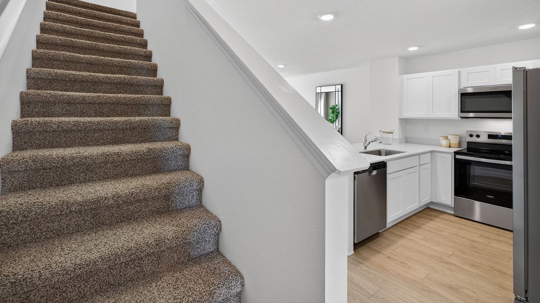 Representative furnished interior of a home built from the Sage by D.R. Horton in Corsair, Middleburg (Image 15).