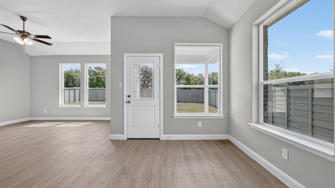 Representative unfurnished interior of a home built from the Tallow by D.R. Horton in Treeline, Justin (Image 17).