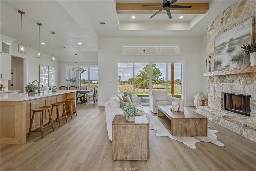 Furnished interior view inside a new home in , Franklin (Image 13).