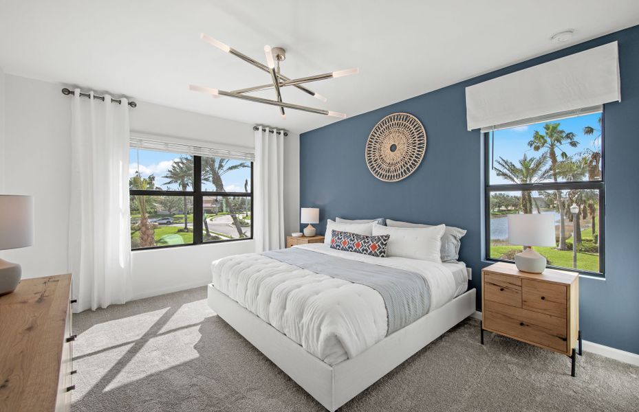 Furnished interior view inside a new home in Sawgrass at Coral Lakes, Cape Coral (Image 16). Furnished interior view inside a new home in Sawgrass at Coral Lakes, Cape Coral (Image 16).