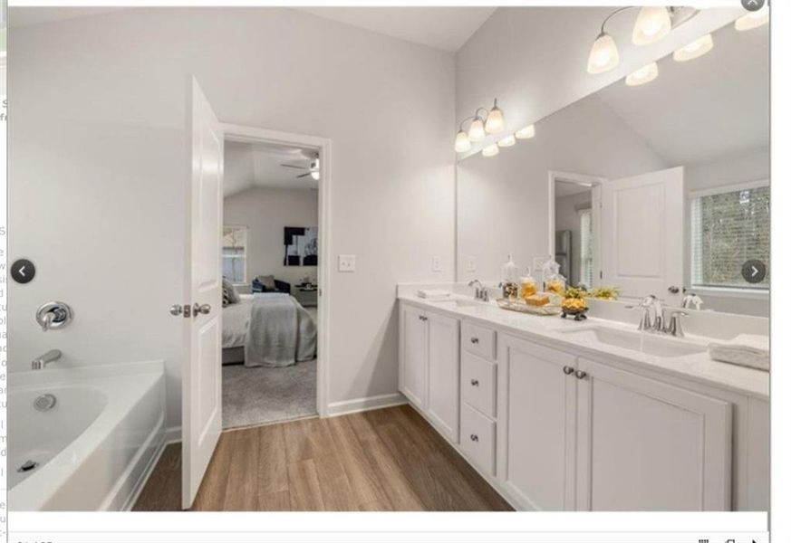 Furnished interior view inside a new home in Reserve at South River Gardens, Atlanta (Image 11).