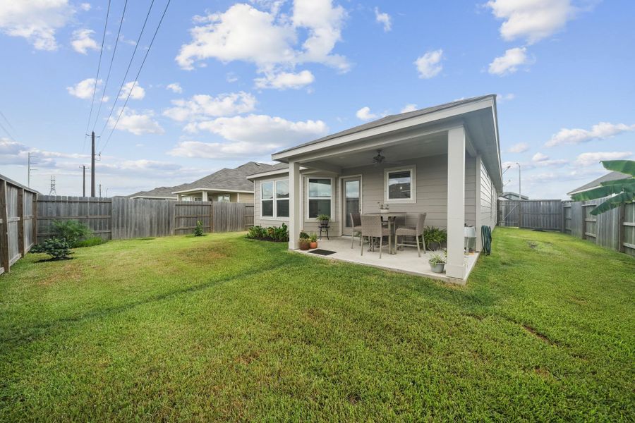 Exterior details and patio area of a home in Ambrose, La Marque (Image 22). Exterior details and patio area of a home in Ambrose, La Marque (Image 22).