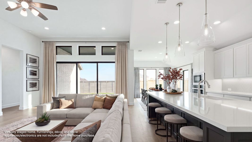 Furnished interior view inside a new home in Ramble, Celina (Image 5). Furnished interior view inside a new home in Ramble, Celina (Image 5).