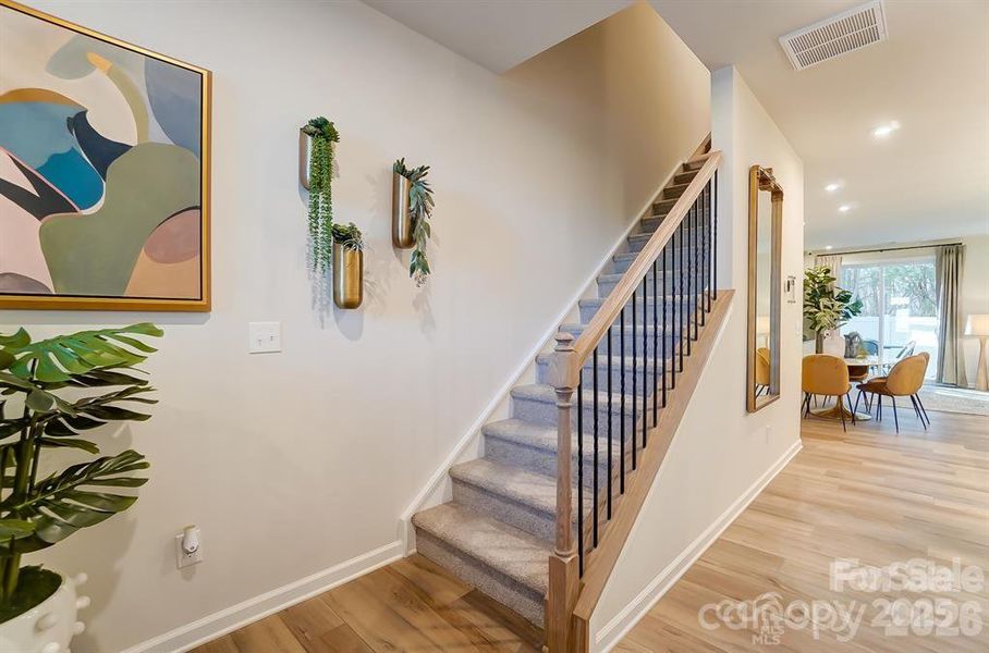 Furnished interior view inside a new home in Arbor Chase, Clover (Image 6).
